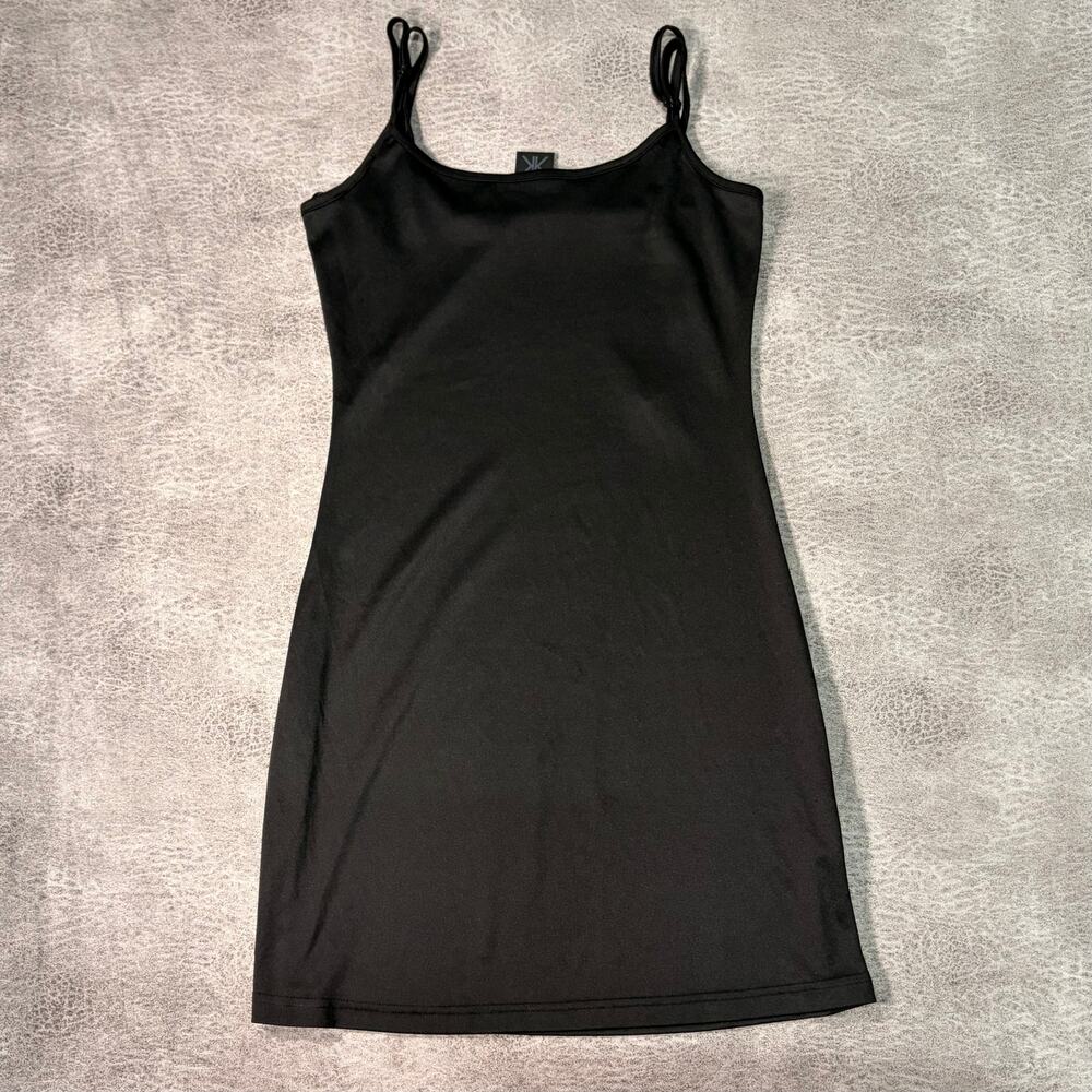 Kardashion Kollection Black Mini Slip Dress